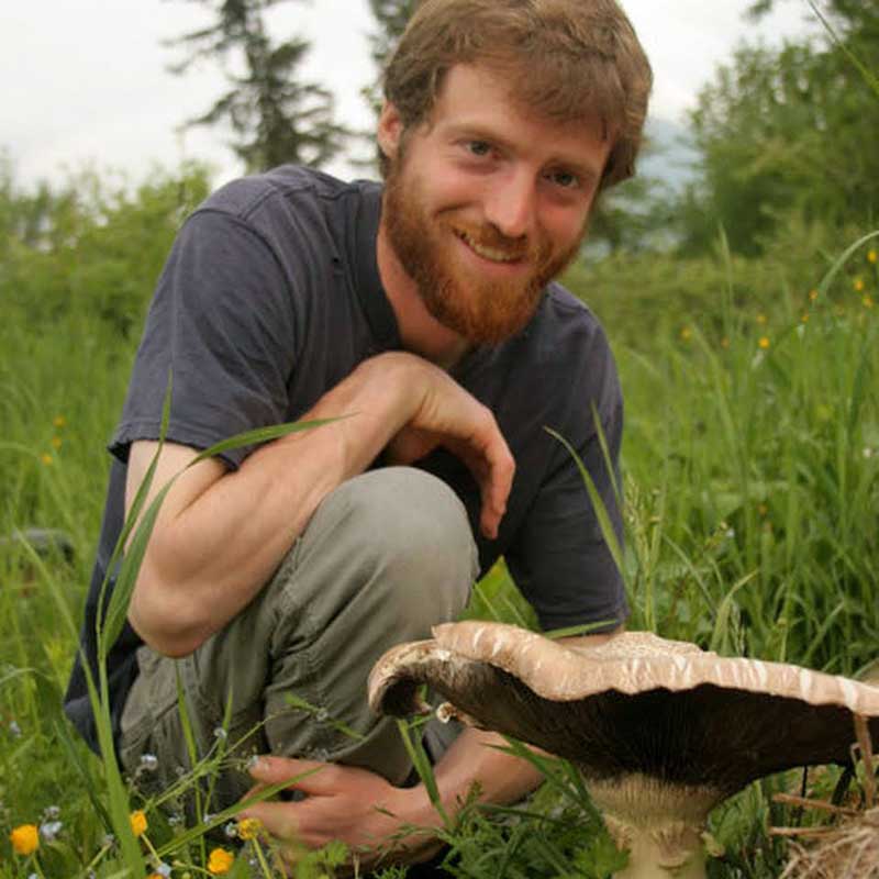 Cascadia Founder & Fungi Enthusiast, Alex Winsteads.