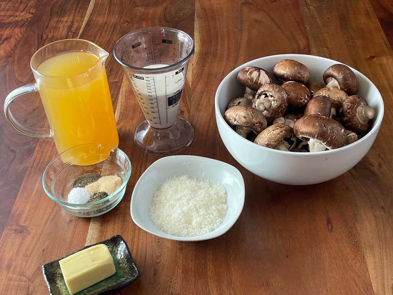 Cream of mushroom soup ingredients