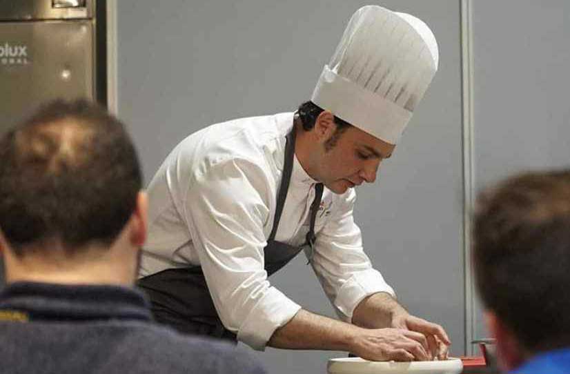 Chef Diego Muñoz, a Spanish cooking teacher at the prestigious Le Cordon Bleu school in Madrid