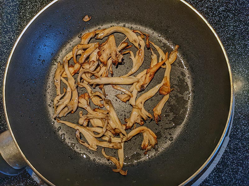 maitake sauted