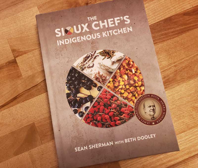 Sherman's award-winning cookbook, published by University of Minnesota Press, 2017.