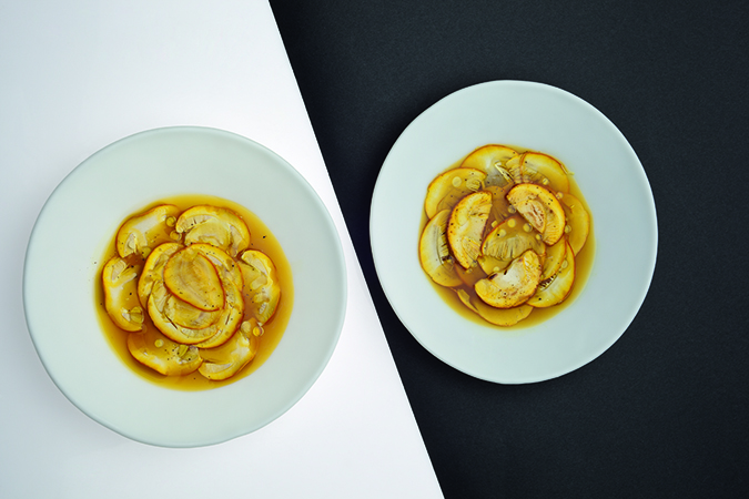 Cold / hot Caesar's mushrooms