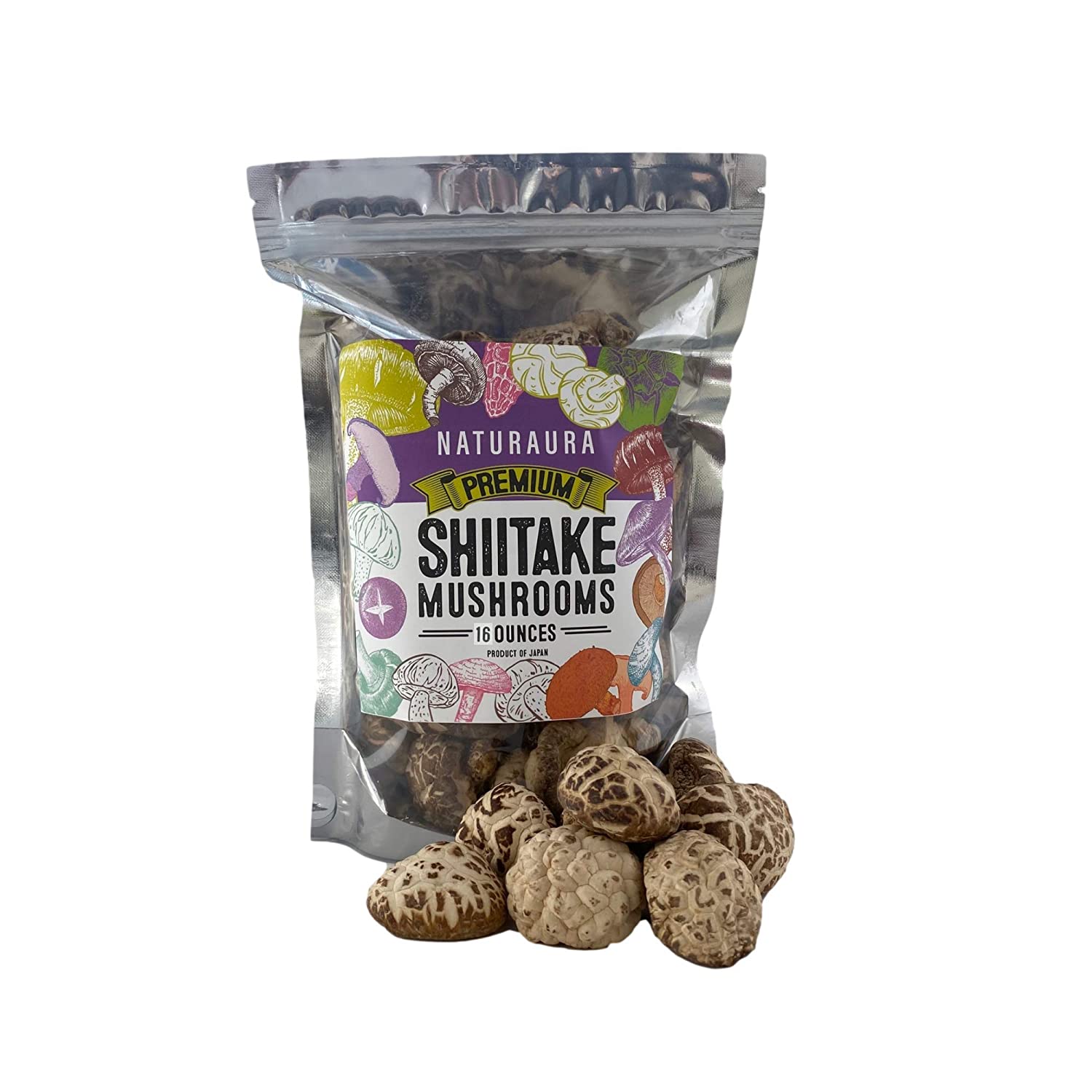 Premium Japanese White Flower Dried Shiitake Mushrooms