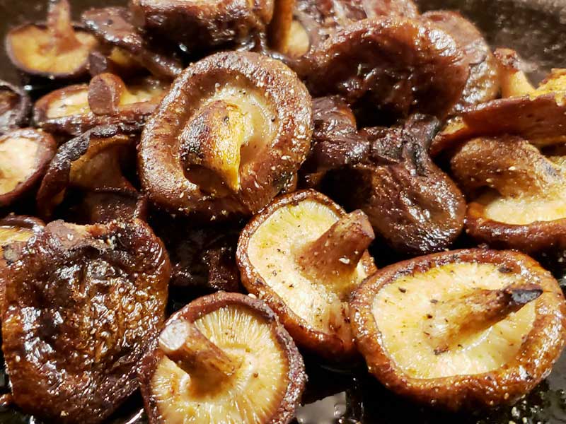 Roasted Shiitake mushrooms